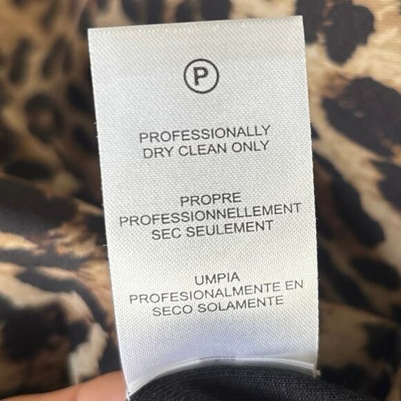 NWT ANTHROPOLOGIE Dhruv Kapoor Leopard Print Mini Size S - Picture 8 of 11